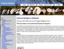 Tablet Screenshot of antennadesigner.org